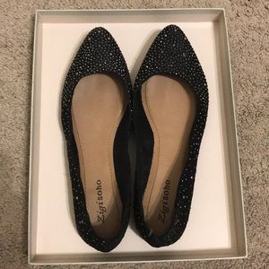 Black flats with Silver Studs